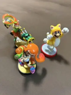 amiibo 3体セット ミェンミェン　インクリング　ネコマリオのサムネイル