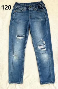 UNIQLO ダメージデニムパンツ 120サイズ