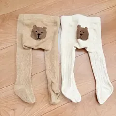 GAP くまさんケーブルニットタイツ くまケツ 0-12m 60 70 80