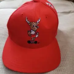 新品未使用 90s J.LEAGUE 鹿島アントラーズ 刺繍キャップ