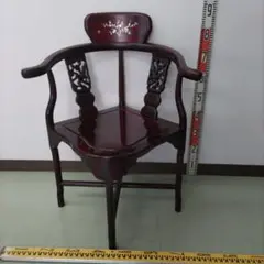 京都 洛凰工房 名匠 長澤専二作 花梨 高卓 かりん 高級 京唐木 高さ30