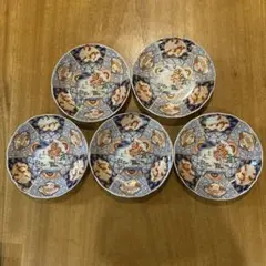 有田焼　醍醐窯　古伊万里絵付　山水皿　五枚　(全三十五枚)