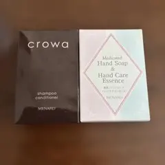 MENARD crowa シャンプーコンディショナー&薬用ハンドケア　2点セットのサムネイル
