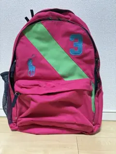 ポロ・ラルフローレン ピンク　リュックサック