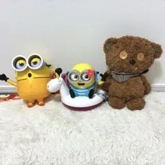 ユニバールスタジオジャパン USJ ボブ ミニオン ティム 3点セット 激レアのサムネイル