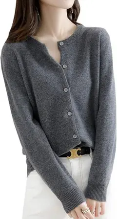 【新品】カーディガン　グレー