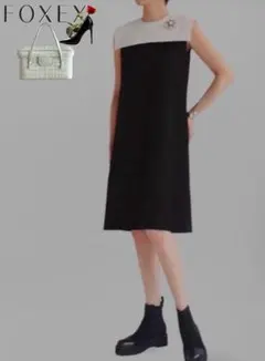 【いちごさま専用！】　フォクシー　FOXEY NEWYORK白襟付きワンピース 2025年最新】foxey 白襟 ワンピースの人気アイテム - メルカリ