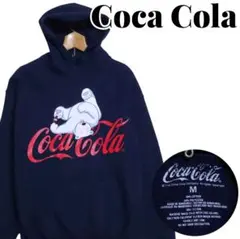【t39621719様】Coca Cola ビッグロゴ シロクマ パーカー M