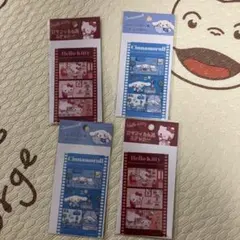 ハローキティ シナモロール シール 4枚セット