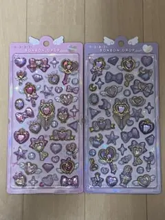 【正規品】ボンボンドロップシール　マジカル　ピンク　パープル　2点セット