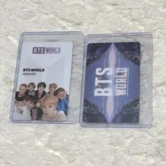 BTS BTSWORLDlimited版 限定品 カード