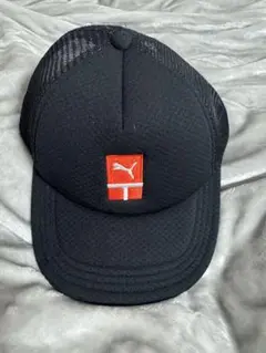 PUMA ブラック メッシュキャップ