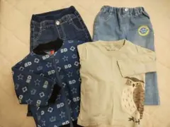 ベビードールのデニム、長袖Tシャツなど4点まとめ売り