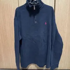 Polo Ralph Lauren ブラック ハーフジップ XL