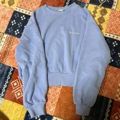Champion レディース スウェット M ライトブルー
