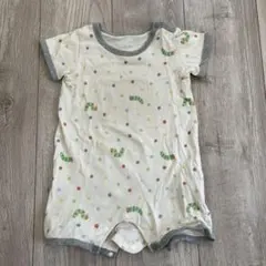 【はらぺこあおむし】　半袖ロンパース