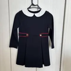 GUCCI ネイビー 半袖ワンピースSIZE 10 - メルカリ