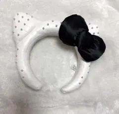 【USJ限定】ハローキティ キルティングカチューシャ ホワイト パール サンリオ