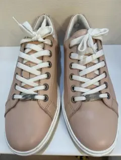 ☆超美品☆MaxMara マックスマーラ レザースニーカー ベージュ 35 