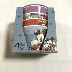 Disney 4 Bowl Set メラミン製 ボウル 4個セットのサムネイル