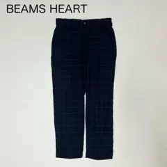 ビームスハート BEAMS HEART メンズ アンクル スラッシュ パンツ 紺