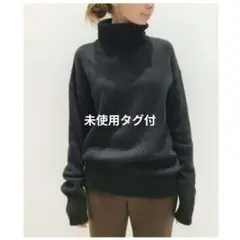 アパルトモン T/N Basic Knit タートルネック ベーシックニット 黒のサムネイル