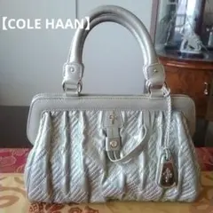 【COLE HAAN】ハンドバッグ　ゴールド系のサムネイル