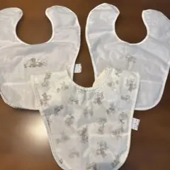 食事エプロン 保育園 ご飯 3枚セット バースデイ