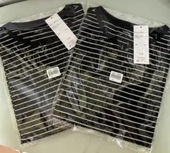 【Salalist】ボーダー柄Tシャツ 2枚セット