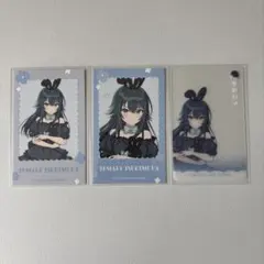 学マス GiGO ミニフォトカード Lady Rabbit 2種セット 月村手毬