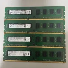 DDR3メモリPC3L-12800Sデスクトップ用8GB 4枚セット動作確認済み