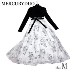 極美品✨ MercuryDuo フラワー コルセット ドッキング ワンピース
