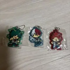 僕のヒーローアカデミア　緑谷出久　轟焦凍　切島　 ラバーマスコット　3個セット