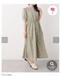 小花柄　ワンピース　レディース　春　半袖　NICE CLAUP