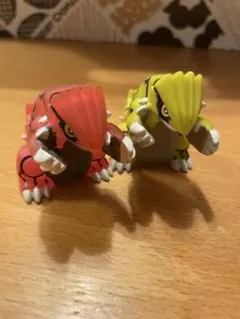 ポケモンキッズ　指人形　グラードン色違い　クリア　希少