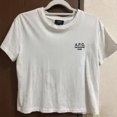 A.P.C. ロゴ Tシャツ ホワイト Sサイズ