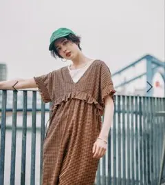 完売品 niko and ...ニコアンド DRY クシュイージロンパース 新品