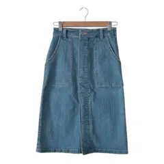 any SiS エニィスィス(S)ひざ丈 デニムスカート/台形スカート