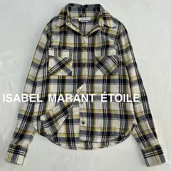 イザベルマラン　ETOILE リネン混 コットン　チェックシャツのサムネイル