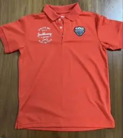 【美品】Jack Bunny!! ゴルフ ポロシャツ レッドオレンジ サイズ3