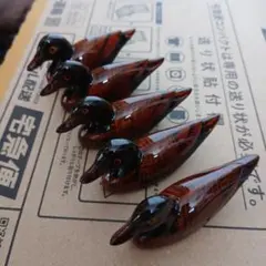 【未使用】鳥の形状の箸置き 5個セット