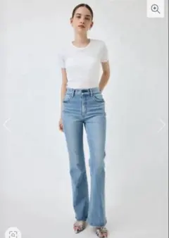 moussy MVS FLARE ブルーデニム　24