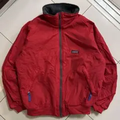 90's USA製 Patagonia シェルドシンチラ 赤 サイズL