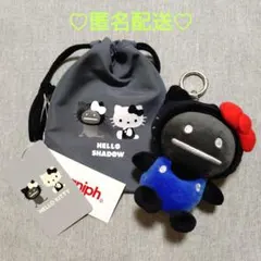 graniphグラニフ ハローキティ おすわりHELLO SHADOWチャーム