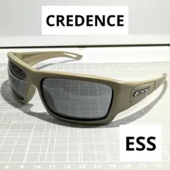 ESS CREDENCE ミラーブルー サングラス カモ 米軍規格 ケース付き