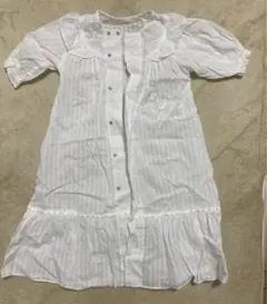 セレモニードレス　お宮参り　新生児　ホワイト白