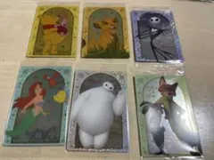 ディズニーキャラクターズウエハース 6枚セット
