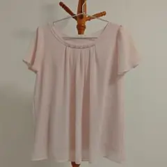 any SIS ビジュー付きシフォンブラウス ピンク M