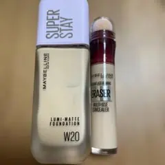 Maybelline ルミマットファンデーションW20& コンシーラー100
