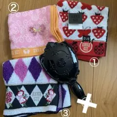 ANNA SUI ハンカチ 3枚セットのサムネイル